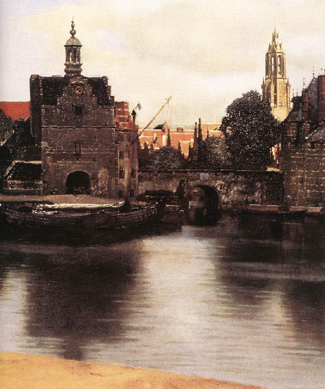 VERMEER VAN DELFT, Jan View of Delft (detail) qr